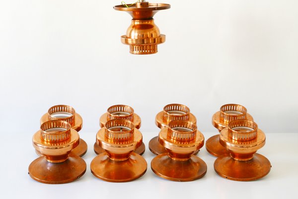 Mid-Century Danish Copper Ceiling Lamp-WPT-567116