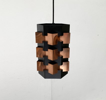 Mid-Century Danish Copper Pendant from Lyfa, 1960s-UAH-1370930