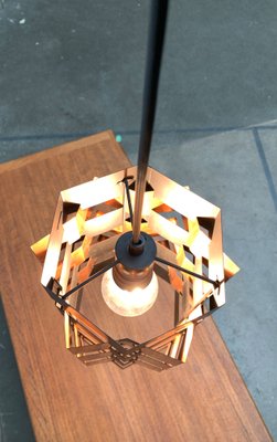 Mid-Century Danish Copper Pendant from Lyfa, 1960s-UAH-1370930