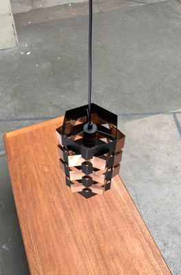 Mid-Century Danish Copper Pendant from Lyfa, 1960s-UAH-1370930