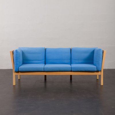 Mid-Century Danish Deep Blue 3-Seater Sofa attributed to Stouby, 1980s-UE-1769573