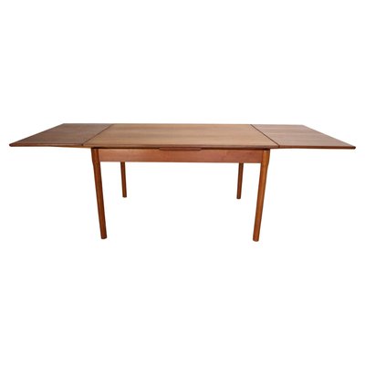 Mid-Century Danish Design Extendable Teak Dining Table, 1960s-DT-2026181