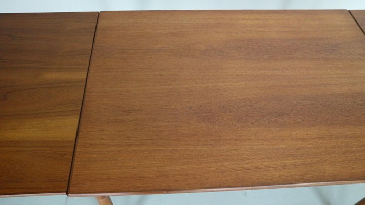 Mid-Century Danish Design Extendable Teak Dining Table, 1960s-DT-2026181