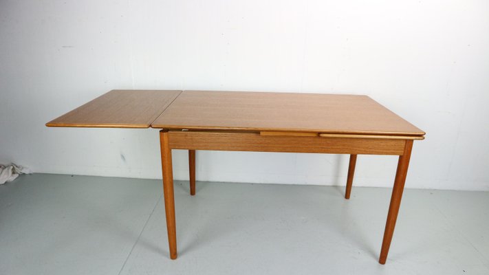 Mid-Century Danish Design Extendable Teak Dining Table, 1960s-DT-2026115