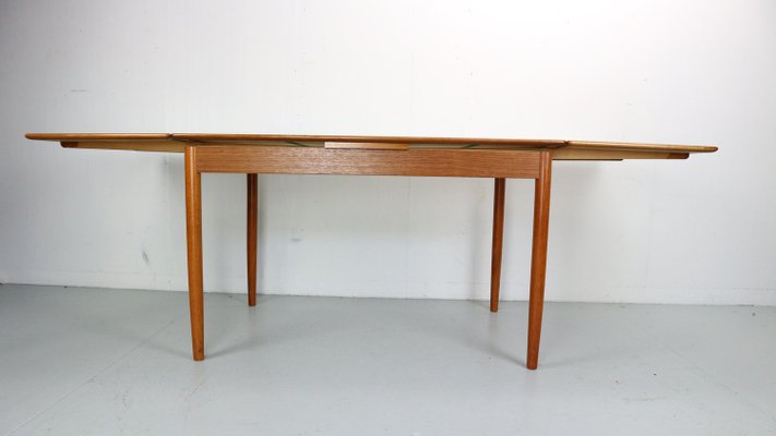 Mid-Century Danish Design Extendable Teak Dining Table, 1960s-DT-2026115