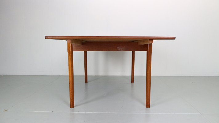 Mid-Century Danish Design Extendable Teak Dining Table, 1960s-DT-2026181