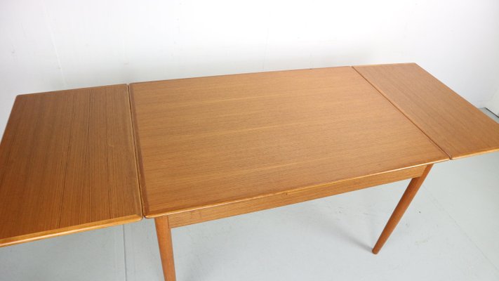 Mid-Century Danish Design Extendable Teak Dining Table, 1960s-DT-2026115