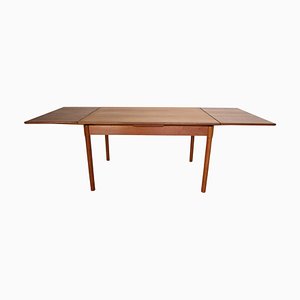 Mid-Century Danish Design Extendable Teak Dining Table, 1960s-DT-2026181