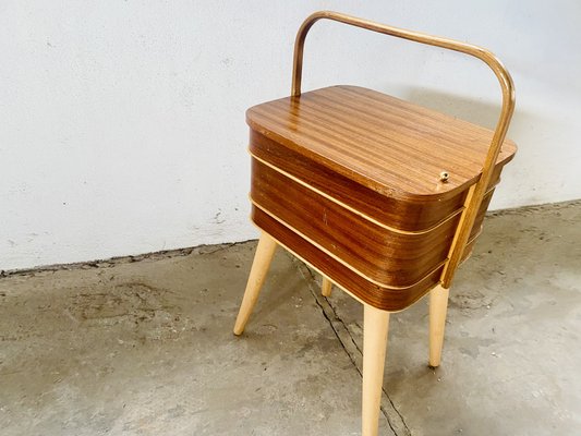 Mid-Century Danish Design Sewing Table, 1960s-PYR-1761567