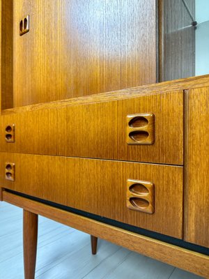 Mid-Century Danish Design Teak Cabinet with Showcase, 1960s-XCQ-1802159