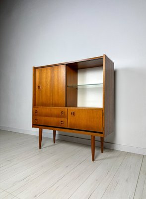 Mid-Century Danish Design Teak Cabinet with Showcase, 1960s-XCQ-1802159