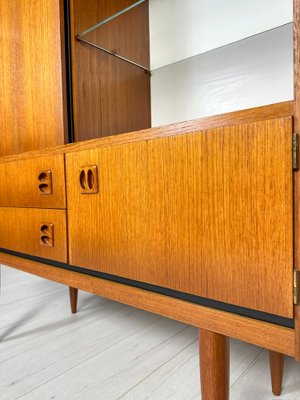 Mid-Century Danish Design Teak Cabinet with Showcase, 1960s-XCQ-1802159