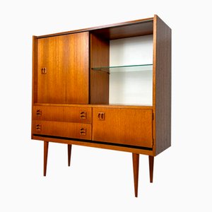 Mid-Century Danish Design Teak Cabinet with Showcase, 1960s-XCQ-1802159