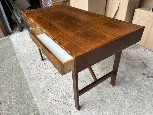 Mid-Century Danish Desk in Dark Beech, 1960s-GON-1756745