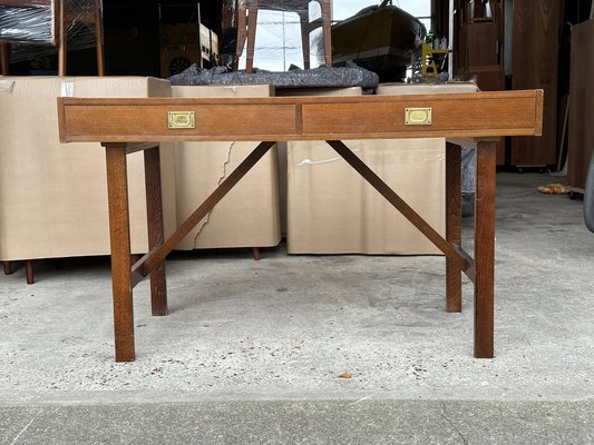 Mid-Century Danish Desk in Dark Beech, 1960s-GON-1756745