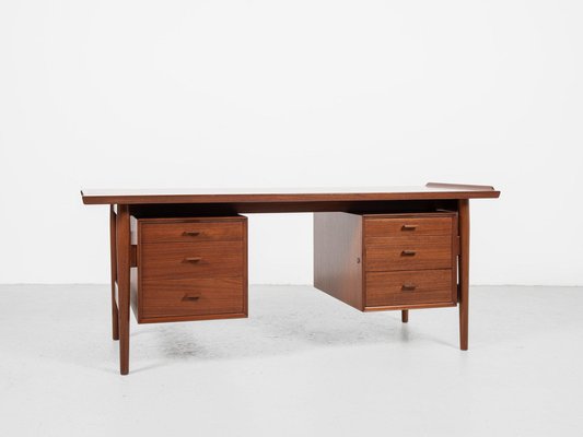 Mid-Century Danish Desk in Teak attributed to Arne Vodder for Sibast, 1960s-MF-1765674