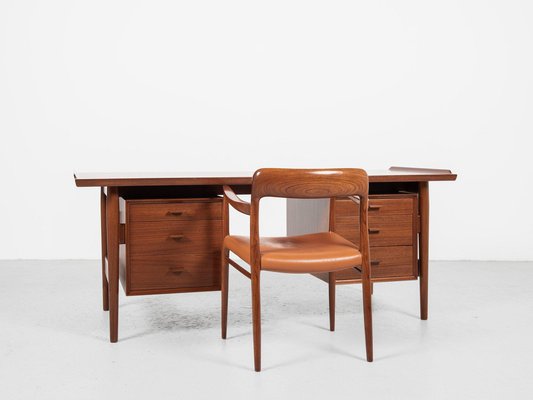 Mid-Century Danish Desk in Teak attributed to Arne Vodder for Sibast, 1960s-MF-1765674