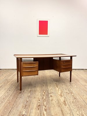 Mid-Century Danish Desk in Teak by Peter Løvig Nielsen for Hedensted Møbelfabrik, 1970s-DOY-1792281