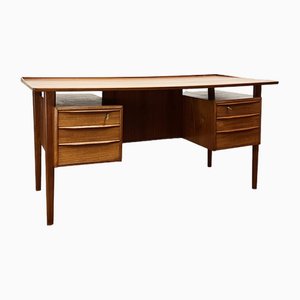 Mid-Century Danish Desk in Teak by Peter Løvig Nielsen for Hedensted Møbelfabrik, 1970s-DOY-1792281