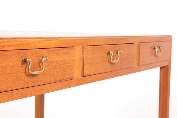 Mid-Century Danish Desk in Teak in Style of Ole Wanscher, 1950s-FK-1146021