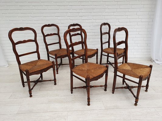 Mid-Century Danish Dining Chairs, 1950s, Set of 6-TMW-655723