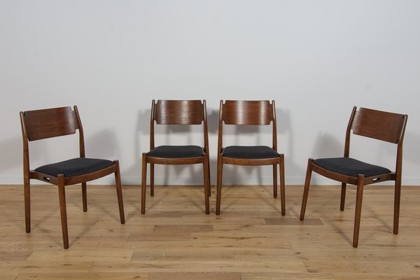 Mid-Century Danish Dining Chairs, 1960s, Set of 4-NIT-1761654