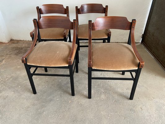 Mid-Century Danish Dining Chairs, 1960s, Set of 4-DHH-669474