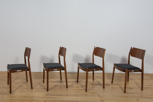 Mid-Century Danish Dining Chairs, 1960s, Set of 4-NIT-1761654