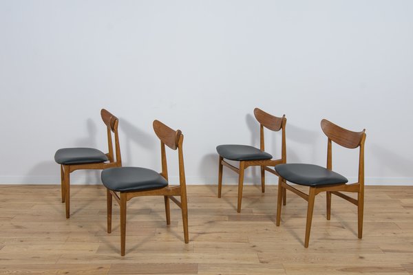 Mid-Century Danish Dining Chairs, 1960s, Set of 4-NIT-1735360