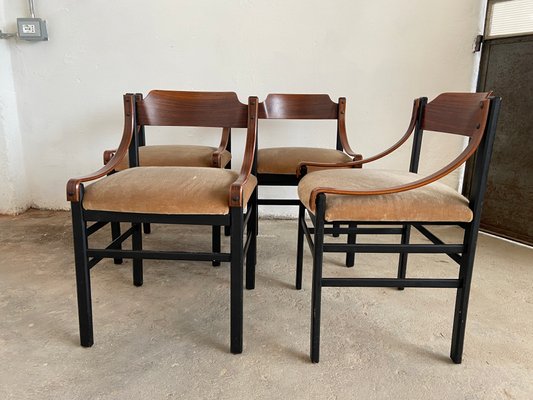 Mid-Century Danish Dining Chairs, 1960s, Set of 4-DHH-669474