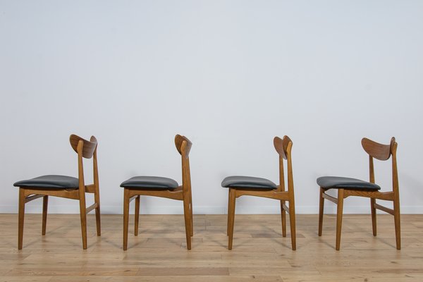 Mid-Century Danish Dining Chairs, 1960s, Set of 4-NIT-1735360