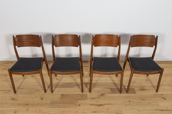 Mid-Century Danish Dining Chairs, 1960s, Set of 4-NIT-1761654