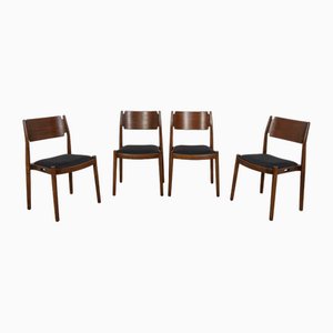 Mid-Century Danish Dining Chairs, 1960s, Set of 4-NIT-1761654