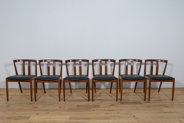 Mid-Century Danish Dining Chairs, 1960s, Set of 6-NIT-1705694