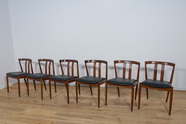 Mid-Century Danish Dining Chairs, 1960s, Set of 6-NIT-1705694