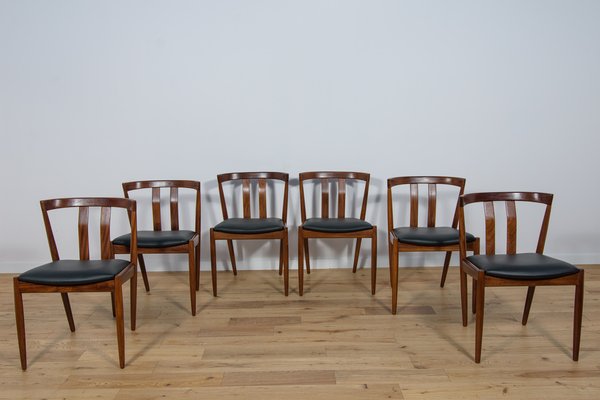 Mid-Century Danish Dining Chairs, 1960s, Set of 6-NIT-1705694