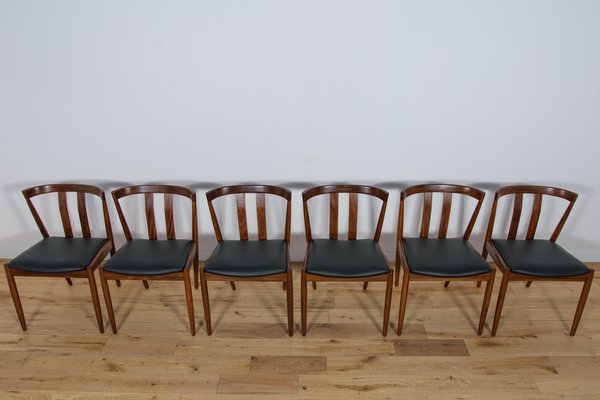 Mid-Century Danish Dining Chairs, 1960s, Set of 6-NIT-1705694