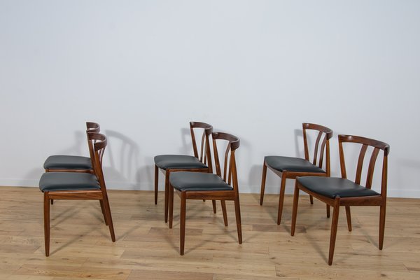 Mid-Century Danish Dining Chairs, 1960s, Set of 6-NIT-1705694