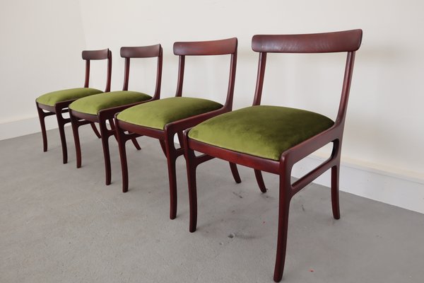 Mid-Century Danish Dining Chairs by Ole Wancher for Poul Jeppesens Møbelfabrik, 1960s, Set of 4-JWH-627994