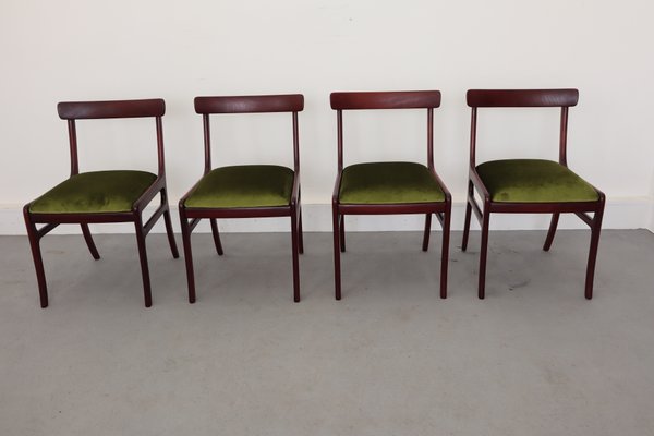 Mid-Century Danish Dining Chairs by Ole Wancher for Poul Jeppesens Møbelfabrik, 1960s, Set of 4-JWH-627994