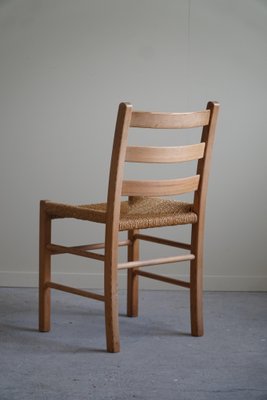 Mid-Century Danish Dining Chairs in Pine & Seagrass Seats, 1960s, Set of 10-MXF-1719765