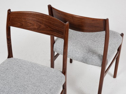 Mid-Century Danish Dining Chairs in Rosewood from Glyngøre Stolefabrik, 1960s, Set of 6-MF-1296187