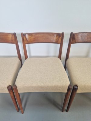 Mid-Century Danish Dining Room Set Table and Chairs, 1960s, Set of 7-AXJ-2043088