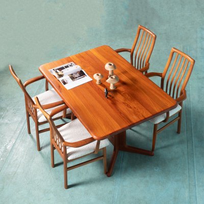 Mid-Century Danish Dining Table Teak from Korup Stolefabrik, 1960s-HGA-1784560