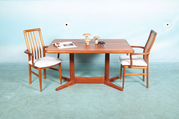 Mid-Century Danish Dining Table Teak from Korup Stolefabrik, 1960s-HGA-1784560