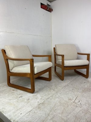 Mid-Century Danish Easy Chairs in Teak from CFC Silkeborg, 1960s, Set of 2-DE-1257582