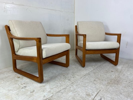 Mid-Century Danish Easy Chairs in Teak from CFC Silkeborg, 1960s, Set of 2-DE-1257582