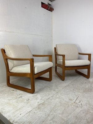 Mid-Century Danish Easy Chairs in Teak from CFC Silkeborg, 1960s, Set of 2-DE-1257582