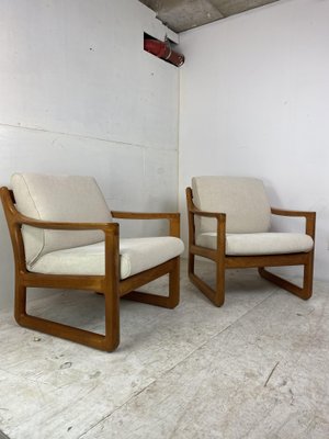 Mid-Century Danish Easy Chairs in Teak from CFC Silkeborg, 1960s, Set of 2-DE-1257582