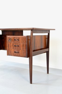 Mid-Century Danish Executive Desk in Rosewood-DUG-2041232